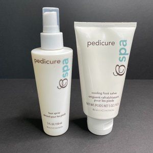Beauticontrol Pedicure Spa Foot Spray & Cooling Foot Salve Pack